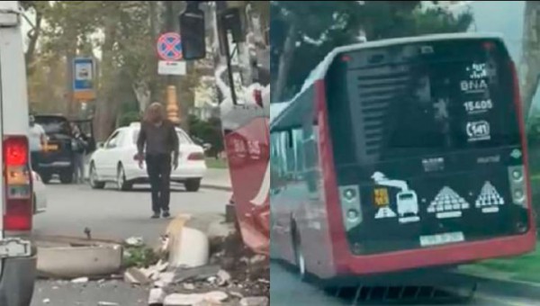 SON DƏQİQƏ! 18 metrlik “BakuBus” avtobusu qəzaya uğradı - 