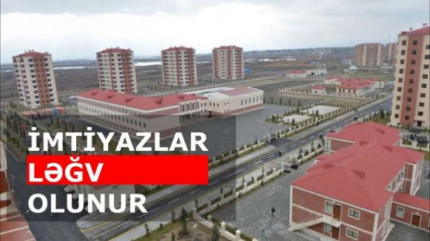 Qaçqın və məcburi köçkünlərin imtiyazları ləğv olunur -