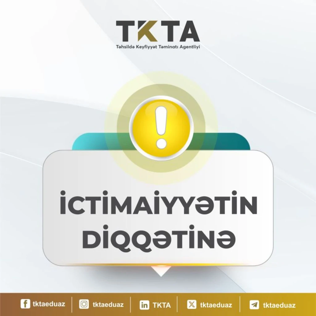 TKTA tərəfindən elan olunmuş diplomları tanınmayan universitetlərin siyahısı