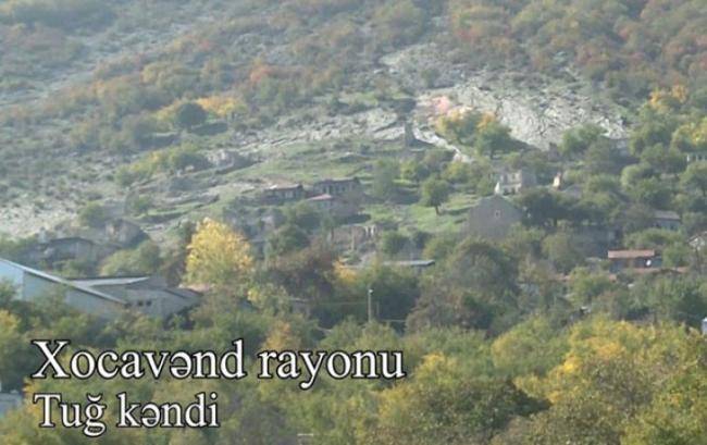 İşğaldan azad olunan Tuğ kəndindən reportaj -