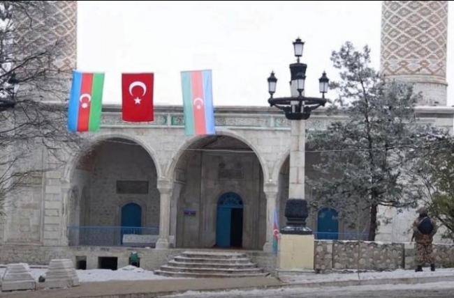 Yeni il gecəsi Şuşa Xankəndidən belə görünürdü - VİDEO