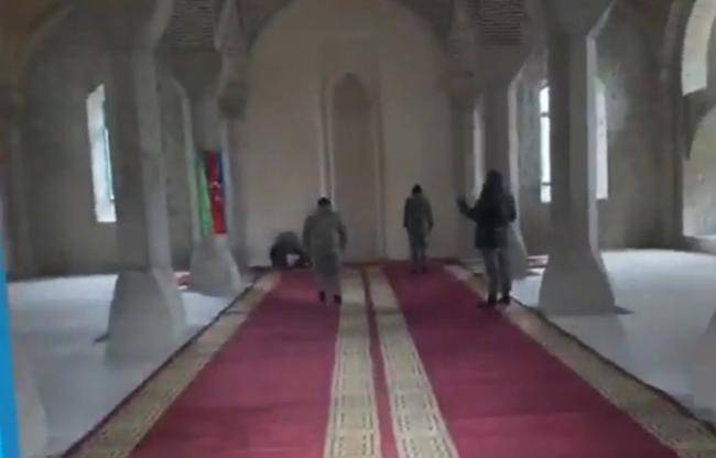 Şuşa məscidində 28 ildən sonra namaz qılındı -