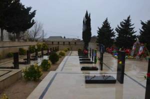 Qaradağda dəfn olunmuş şəhidlərimizin nəşi  Xəbər şəkili