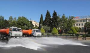 Bakıda 544 küçə dezinfeksiya edildi Xəbər şəkili