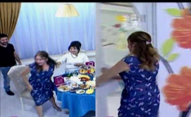 "Davay e" - Əməkdar artist aparıcı ilə dalaşıb efirdən getdi -