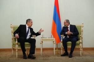 Lavrov Paşinyanla Qarabağı m&uuml;zakirə edib Xəbər şəkili