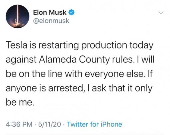 ŞOK! Elon Musk: &quot;Əgər kimisə həbs edəcəksizsə, 1-ci məni həbs edin&quot; Xəbər şəkili