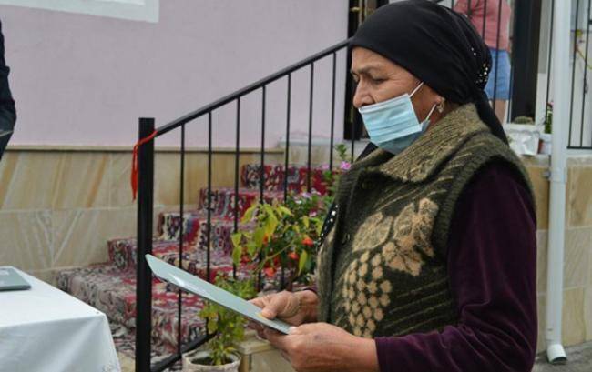 Şəhid ailələrinə yeni fərdi evlər verildi -