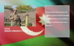 Düşmən texnikalarını məhv edən çavuş -