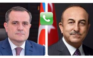 Ceyhun Bayramovun Çavuşoğlu ilə telefon danışığı oldu Xəbər şəkili