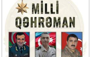 Hər üç Milli Qəhrəmana Prezidentin aylıq təqaüdü təyin edildi Xəbər şəkili