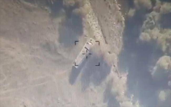 Ermənilərin “Smerch” texnikasının vurulma anı -