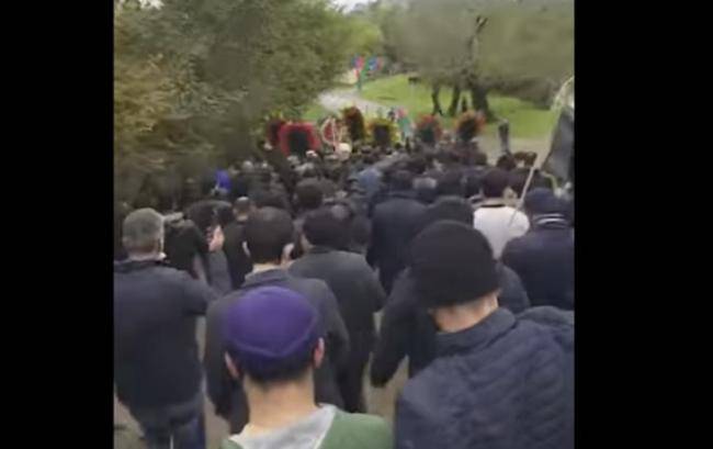 Lənkəranda şəhid dəfnində baş verən hadisələrlə bağlı -