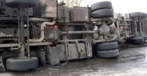 Rusiyada Azərbaycana məxsus TIR qəza törətdi - Xəbər şəkili