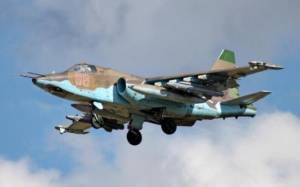 Düşmənin Su-25 döyüş təyyarəsi məhv edildi