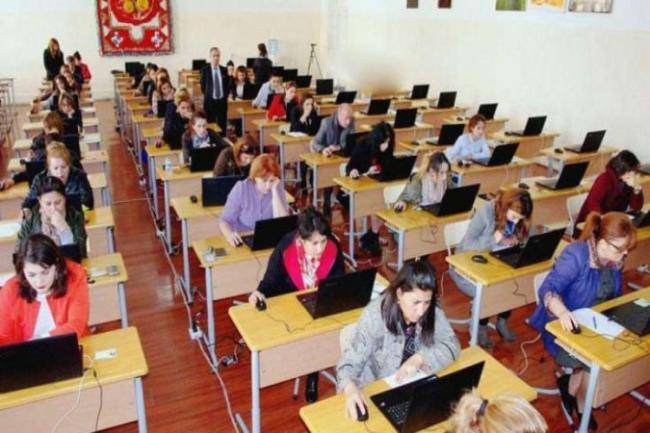 Müəllimliyə imtahan vermək istəyənlərin