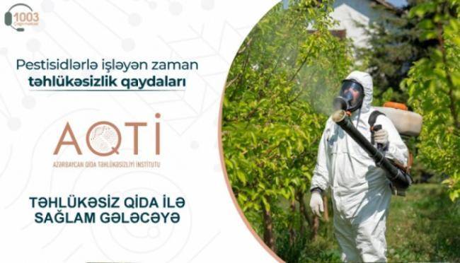 Pestisidlərlə işləyən zaman təhl&uuml;kəsizlik qaydaları