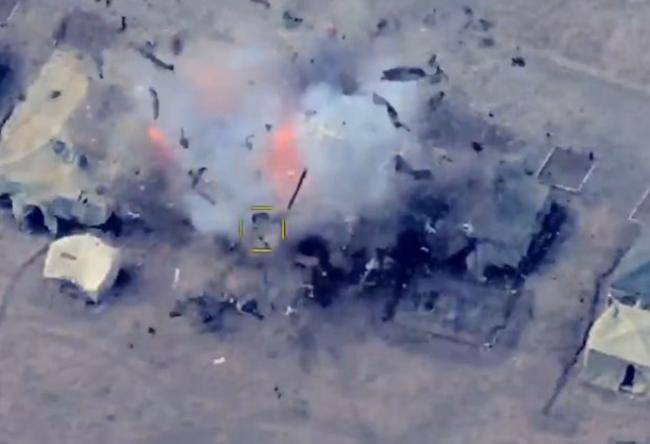 D&uuml;şmənin səhra idarəetmə məntəqəsi g&ouml;yə sovruldu - 