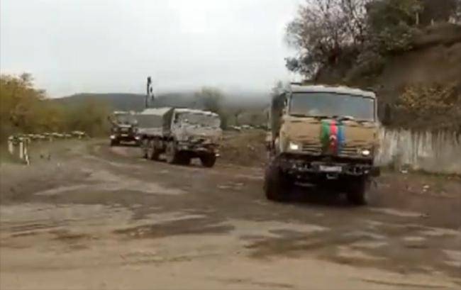 Ordumuzun hərbi korteji Qarabağ ərazisindən keçdi -