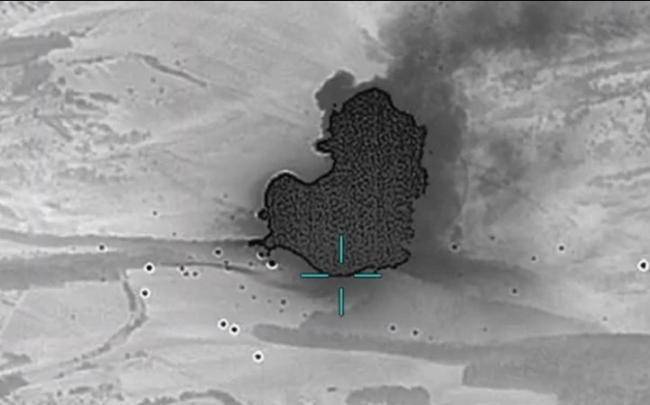 Düşmənin raket-artilleriya silahları anbarı məhv edilib -