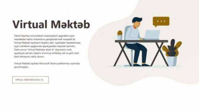 Virtual məktəbdə qeydiyyat dayandırılır