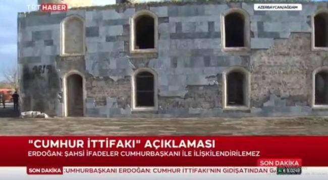 Ermənilər Ağdamın Cümə məscidini yararsız hala salıblar -