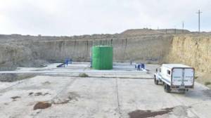 Bu qəsəbədə yeni su anbarlarının tikintisi yekunlaşır -