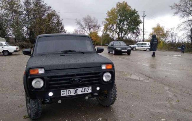 Karantin postunda bıçaq və narkotiklə saxlanıldı