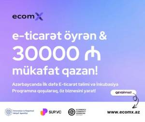 eCom X-ə qoşulun və 30,000 AZN mükafat fondu uğrunda mübarizə aparın!