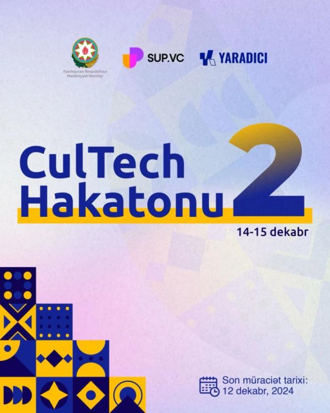 Azərbaycanda növbəti dəfə “CulTech Hakatonu” keçiriləcək.