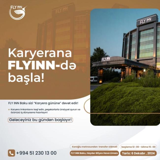 FLY INN Baku sizi “Karyera gününə” dəvət edir!