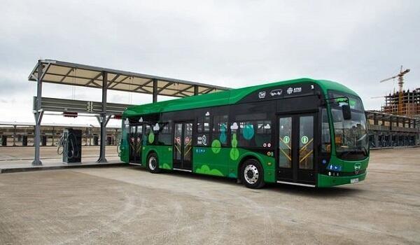 Bakıda elektrik mühərrikli avtobuslar xəttə buraxıldı