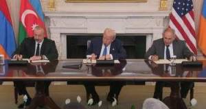 Vaşinqtonda üçtərəfli sənəd imzalandı Xəbər şəkili