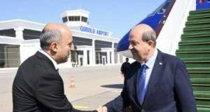 Şimali Kiprin Prezidenti Azərbaycana gəldi Xəbər şəkili