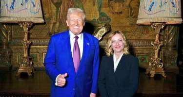 ​Tramp Meloni ilə birlikdə filmə baxdı