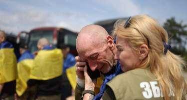 Ukrayna və Rusiya əsir mübadiləsi etdi -FOTOLAR