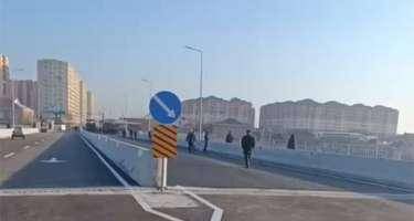 Hələ istifadə verilməyən yol narazılıq yaratdı -VİDEO