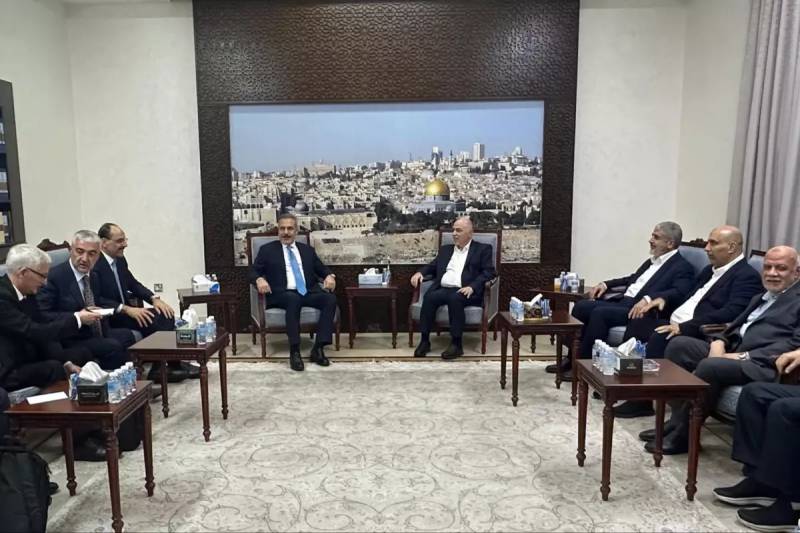 Hakan Fidan və İbrahim Kalın Dohada Həmas ilə görüşdü: Qəzzada Atəşkəs müzakirə edildi
