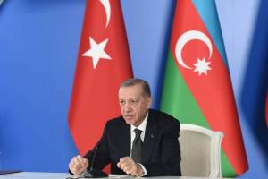 Ərdoğan Azərbaycanı Müstəqilliyinin Bərpası Günü münasibətilə təbrik edib