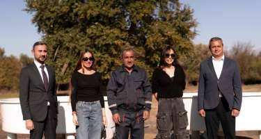 Leyla Əliyeva və Arzu Əliyeva park açılışında iştirak etdi