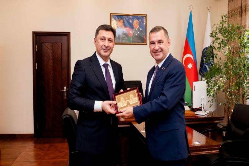 Belarus səhiyyə nazirinin müavini Azərbaycan Tibb Universitetinin qonağı olub