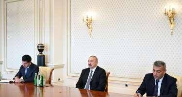 İlham Əliyev qəbul keçirdi - FOTO