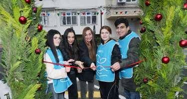 Bakıda növbəti yenilənmiş həyətlər istifadəyə verildi