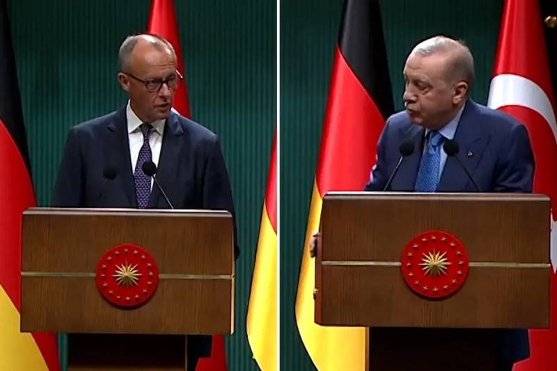 Ərdoğan Almaniya Şansölyəsi Fridrix Merzin İsrailə qəti dəstəyinə sərt etiraz etdi: "Bunu necə görmürsünüz?"