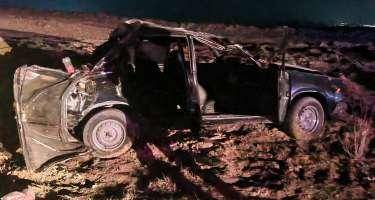 Ağdamda maşın aşdı