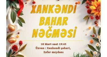 Xankəndidə Novruz konserti olacaq