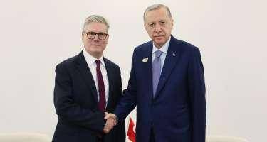 Ərdoğan Starmerlə bir araya gəldi