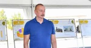 İlham Əliyev Yevlaxda aqroparkın açılışını etdi Xəbər şəkili