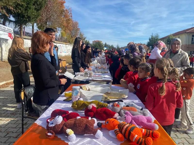 Türkiyənin Mecitözü Rayonunda Qəzzaya Yardım Məqsədilə Xeyriyyə Yarmarkası Keçirildi