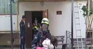 Xırdalanda güclü yanğın oldu, sakinlər təxliyə edildi -VİDEO